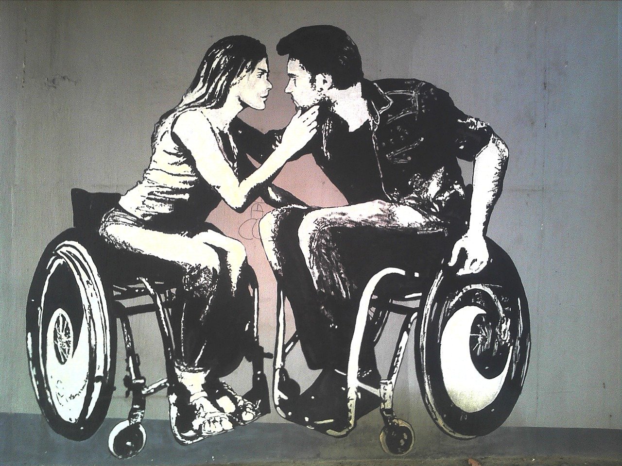 graffiti disability woman male 1088873